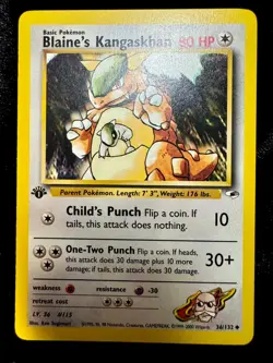 Pokemon TCG Gym Heroes 1st Edition Vintage WotC: Choose Your Card! English NM - Image 2