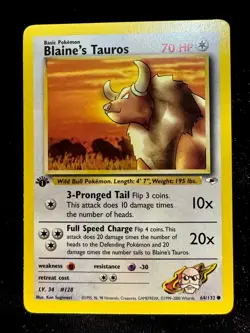 Pokemon TCG Gym Heroes 1st Edition Vintage WotC: Choose Your Card! English NM - Image 5