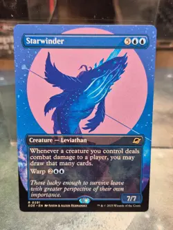 R 0291 Starwinder Triumphant BORDERLESS Edge of Eternities MTG Card EOE - Image 1