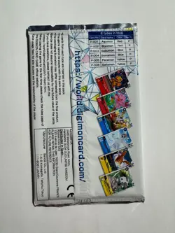 Digimon Card Game Promotion Pack Ver. 0.0 SEALED English Promo Pack - Image 2