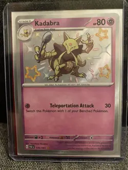 Kadabra 149/091 Paldean Fates Series SHINY RARE Pokemon Card NM/M - Image 1