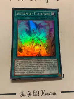 ANSTURM DER FEUERKONIGE - 1. AUFLAGE SDOK-DE022 DEUTSCH Yu-Gi-Oh! CARD SUPER R - Image 4