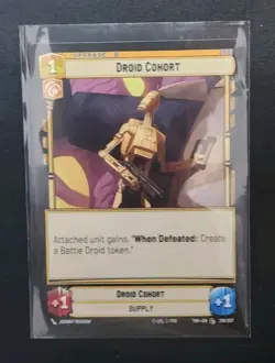 Droid Cohort 218/257 Star Wars Unlimited TCG Card TWI Near Mint NM - Image 1