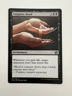 Sanguine Bond MTG Magic the Gathering Card NM Near Mint IMA - Image 1