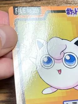 Pokemon Carddass Card Jigglypuff Wigglytuff Bandai Pocket Monsters 1997 - Image 3