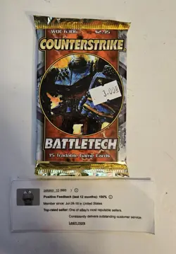 Battletech "Counterstrike" First Edition 15-Card Sealed Booster Pack - Image 1
