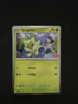SPRIGATITO - SVP191 - HORIZONS STAMP PROMO - POKEMON CARD - Image 1