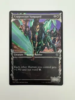 Coppercoat Vanguard Foil Showcase MTG Magic the Gathering Card NM Near Mint MAT - Image 1