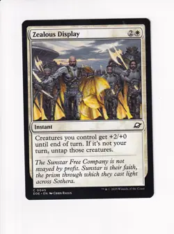 MAGIC THE GATHERING MTG EDGE OF ETERNITIES ZEALOUS DISPLAY (#1) - Image 1