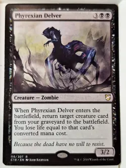 Phyrexian Delver - Commander: 2018 - Magic the Gathering MTG Nice! - Image 1