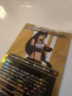 Tifa, Martial Artist Borderless (Surge Foil) Commander: Final Fantasy Magic MTG - Image 4