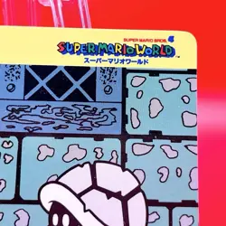 Super Mario World Trading Card Japan Rare Topsun Nintendo Carddass 1993 #121 - Image 5