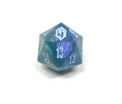 MTG Final Fantasy Gift Bundle Crystal Shinra Blue D20 Dice Spindown - Image 1