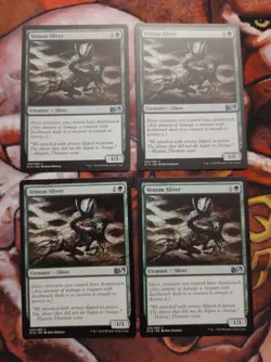 Venom Sliver M15 Magic 2015 Core Set X4 (Playset) MTG Magic the Gathering - Image 1