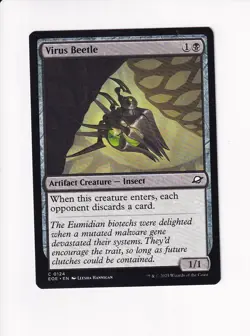 MAGIC THE GATHERING MTG EDGE OF ETERNITIES VIRUS BEETLE (#1) - Image 1