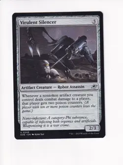 MAGIC THE GATHERING MTG EDGE OF ETERNITIES VIRULENT SILENCER (#2) - Image 1