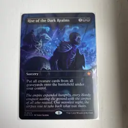 MTG Rise of the Dark Realms - Borderless Foil - Foundations NM - Image 1