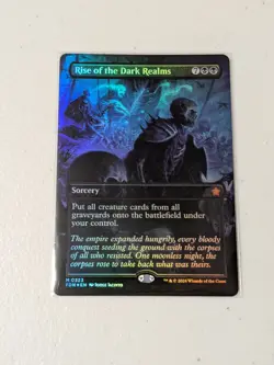 MTG Rise of the Dark Realms - Borderless Foil - Foundations NM - Image 1