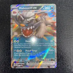 Pokemon TCG Mabosstiff ex SVP086 SVP Black Star Promo Holo NM - Image 2