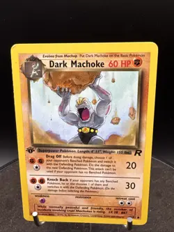 Pokemon Dark Machoke 40/82 1st Edition Team Rocket WOTC Vintage - Image 2