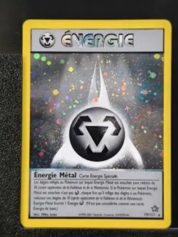 Carte Pokemon Energie Metal 19/111 Holo Unlimited Ed 2 Neo Genesis Wizards FR - Image 2
