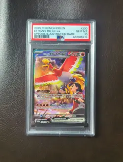 Pokemon Dri Ethan's Ho-Oh EX Rivals Sir #230 Ethan's Ho-Oh EX PSA 10 - Image 1