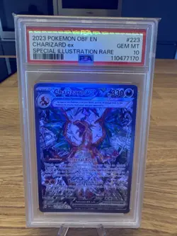 Pokemon Obf 2023 EN-Ossidiana Charizard EX #223 Illustrazione Speciale Rara PSA - Image 2