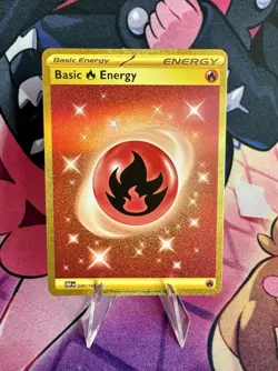 Pokemon TCG Basic Fire Energy 230/197 Obsidian Flames - Image 1