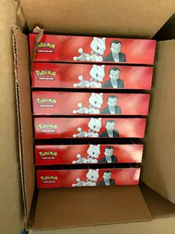 Pokemon TCG : Team Rocket's Mewtwo ex Box - Case of 6 Boxes destined rivals - Image 2