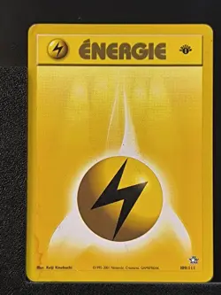 Carte Pokemon Energie Electrique 109/111 Edition 1 Ed 1 Neo Genesis Wizards FR - Image 2