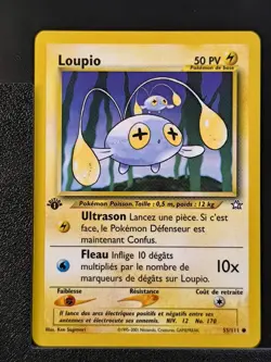 Carte Pokemon Loupio 55/111 Edition 1 Ed 1 Neo Genesis Wizards FR 3 - Image 2