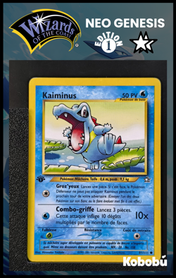 Carte Pokemon Kaiminus 81/111 Edition 1 Ed 1 Neo Genesis Wizards FR - Image 1