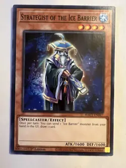 Strategist of the Ice Barrier - HAC1-EN047 Yugioh Hidden Arsenal 1st Edition NM - Image 1