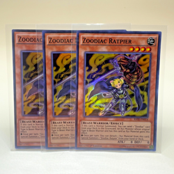 3x Yugioh Zoodiac Ratpier RATE-EN014 1st Edition Unlimited Super Rare - NM 💎 - Image 1