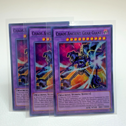 3x Yugioh Chaos Ancient Gear Giant RATE-EN041 1st Edition Super Rare Holo - NM💎 - Image 1