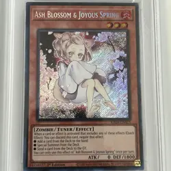 Yugioh! Graded Card PSA 9 Ash Blossom And Joyous Spring RA04 Secret Rare 1st Ed - Image 4
