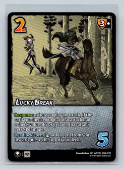Lucky Break - Attack on Titan: Battle for Humanity AOT1 Trading Card - Image 1