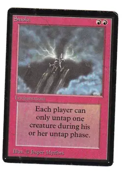 MTG Beta Smoke Screen English Card Classic Collectible Excellent - Image 1