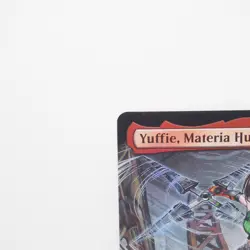 Magic The Gathering Yuffie Materialia Hunter FFVII FF FIC EN Foil Card Used - Image 2