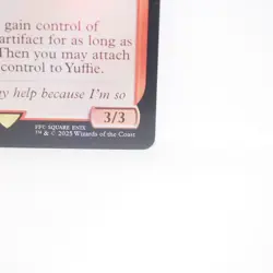 Magic The Gathering Yuffie Materialia Hunter FFVII FF FIC EN Foil Card Used - Image 5