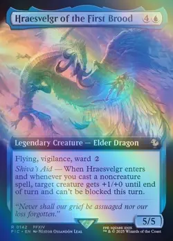 MTG Blue English 142 Holy Dragon Fraesvelg First Brood Card Game - Image 1