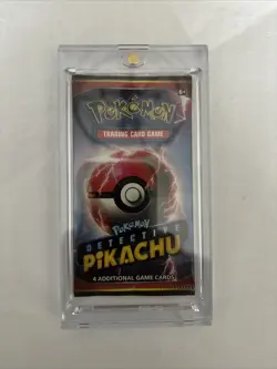 Pokemon TCG Detective Pikachu 4 Card Sealed Booster Pack - Image 1