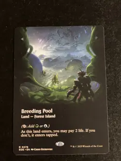 MTG - NM - Breeding Pool - Borderless - Edge of Eternities - Image 1