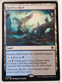 Restless Reef - The Lost Caverns of Ixalan - Magic the Gathering MTG Nice! - Image 1
