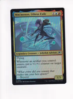 MAGIC THE GATHERING MTG EDGE OF ETERNITIES FOIL MM'MENON, UTHROS EXILE - Image 1