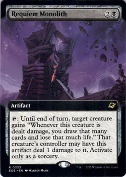 MTG Requiem Monolith (Extended Art) (333) | NM | Edge of Eternities (EOE) - Image 1