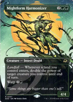 MTG Mightform Harmonizer (Borderless) (297) | NM | Edge of Eternities (EOE) - Image 1