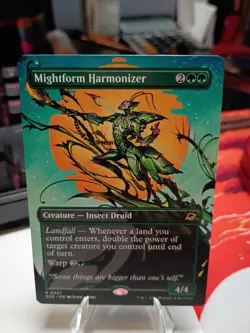 MTG Mightform Harmonizer (Borderless) (297) | NM | Edge of Eternities (EOE) - Image 1