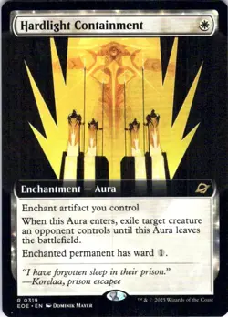 MTG Hardlight Containment (Extended Art) (319) | NM | Edge of Eternities (EOE) - Image 1