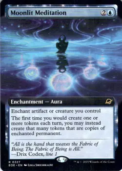 MTG Moonlit Meditation (Extended Art) (327) | NM | Edge of Eternities (EOE) - Image 1